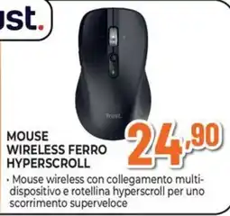 Extracoop Mouse wireless ferro hyperscroll offerta
