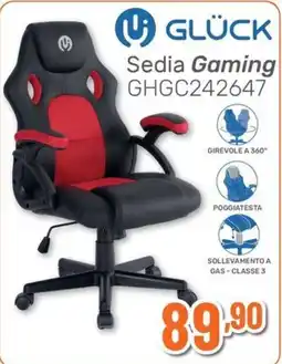 Extracoop Sedia Gaming Glück offerta