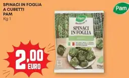 Pam Spinaci in foglia Pam offerta