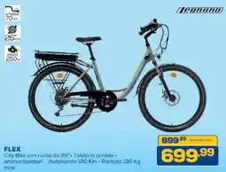 Euronics Bruno FLEX City Bike con ruote da 26" • Telaio in acciaio • ammortizzatori offerta