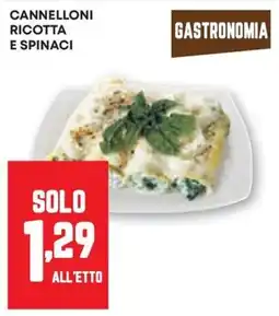 Pam Cannelloni ricotta e spinaci offerta