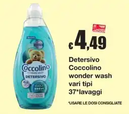 Sì con te Market Detersivo Coccolino wonder wash offerta