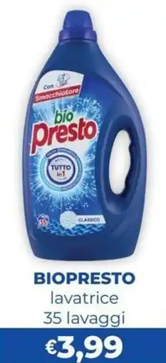 La Saponeria Biopresto lavatrice offerta