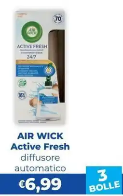 La Saponeria Air Wick Active Fresh diffusore automatico offerta