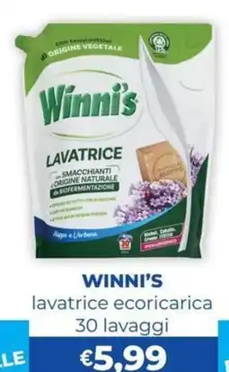 La Saponeria Winni's lavatrice ecocarica offerta