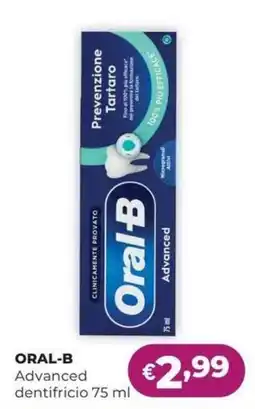 La Saponeria Oral-B Advanced dentifricio offerta