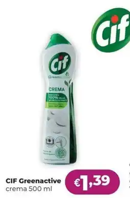 La Saponeria CIF Greenactive crema offerta