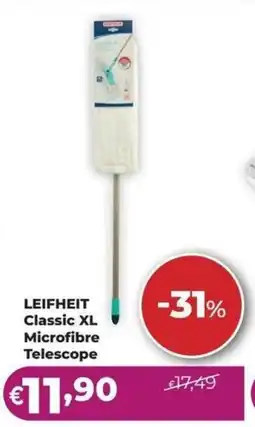 La Saponeria Leifheit Classic XL Microfibre Telescope offerta