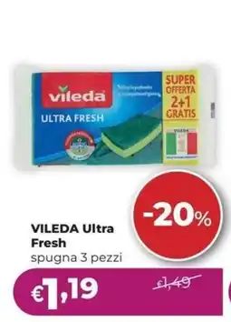 La Saponeria Vileda Ultra Fresh spugna offerta