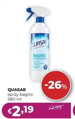 La Saponeria Quasar spray bagno offerta