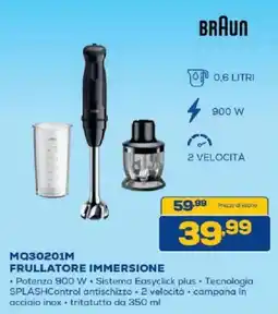 Euronics Bruno Braun frullatore immersione offerta