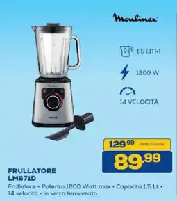 Euronics Bruno Moulinex frullatore offerta