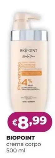 La Saponeria Biopoint crema corpo offerta