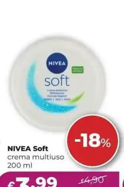 La Saponeria NIVEA Soft crema multiuso offerta