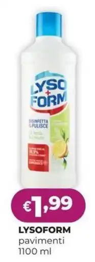 La Saponeria Lysoform pavimenti offerta