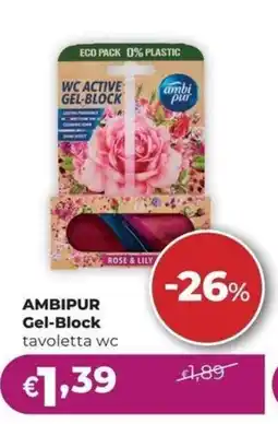 La Saponeria Ambipur Gel-Block tavolatta wc offerta