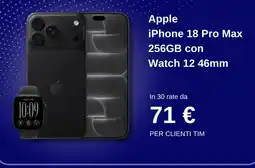 Tim Apple iPhone 18 Pro Max offerta
