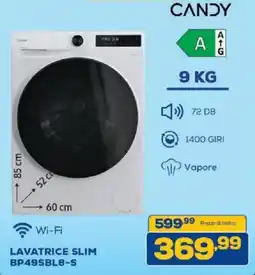 Euronics Bruno Candy lavatrice slim offerta