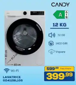 Euronics Bruno Lavatrice Candy GD412BL10S offerta