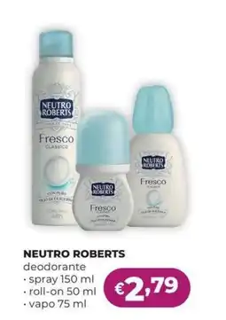 La Saponeria Neutro Roberts deodorante offerta