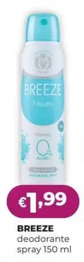 La Saponeria Breeze deodorante spray offerta