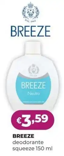 La Saponeria Breeze deodorante squeeze offerta