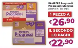 La Saponeria Pampers Progressi Mutandino offerta