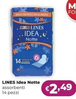 La Saponeria Lines Idea Notte assorbenti offerta