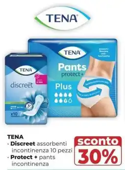 La Saponeria TENA Discreet assorbenti incontinenza offerta