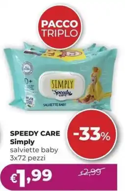 La Saponeria Simply salviette baby offerta