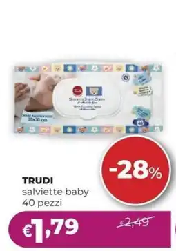 La Saponeria Trudi salviette baby offerta