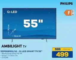 Euronics Bruno Philips Q-LED Smart TV 55" offerta
