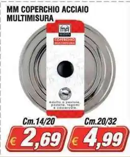 Maury's MM Coperchio Acciaio Multimisura offerta