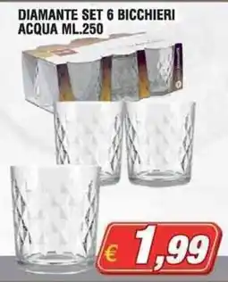 Maury's Diamante set 6 bicchieri offerta