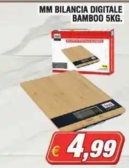Maury's MM Bilancia Digitale Bamboo offerta