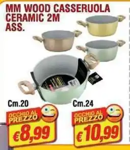 Maury's MM Wood Casseruola Ceramic 2M offerta