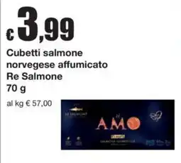 Sì con te Market Cubetti salmone norvegese affumicato Re Salmone offerta