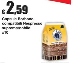 Sì con te Market Capsule Borbone offerta