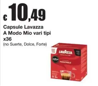 Capsule Lavazza A Modo Mio