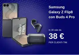 Tim Samsung Galaxy Z Flip8 con Buds 4 Pro offerta