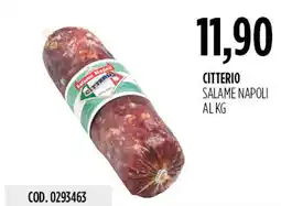 Carico Cash & Carry Citterio Salame Napoli offerta