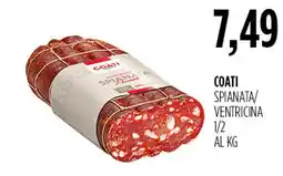 Carico Cash & Carry Coati spianata offerta