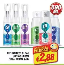 Maury's Cif infinite clean spray offerta