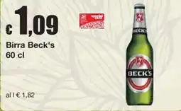 Sì con te Market Birra Beck's offerta