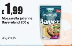 Sì con te Market Mozzarella julienne Bayernland offerta