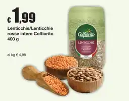 Sì con te Market Lenticchie rosse intere Colfiorito offerta
