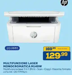 Euronics Bruno Multifunzione laser HP M140W offerta