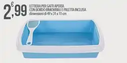 Iper Romagnolo Lettiera per gatti aperta offerta