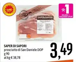 Emisfero Saper di Sapori prosciutto di San Daniele DOP offerta