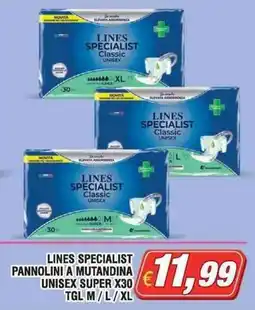 Maury's Lines Specialist pannolini a mutandina unisex super offerta